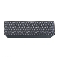 Blackcolor PVC Printed 2 Ton AC Cover For Split - 2 Ton, Black, PVC, Pack of1